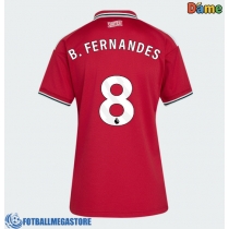Fotballdrakt Dame Manchester United Bruno Fernandes #8 Hjemmedrakt 2026-27 Kortermet
